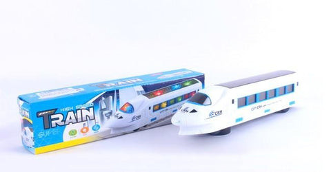 Speed-train speelgoed met LED-verlichting en echte geluidseffecten