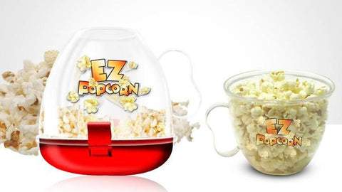 EZ Popcorn (2 stuks) - magnetron popcorn maker (video)