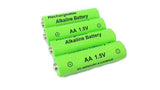 4 AA en 4 AAA oplaadbare batterijen